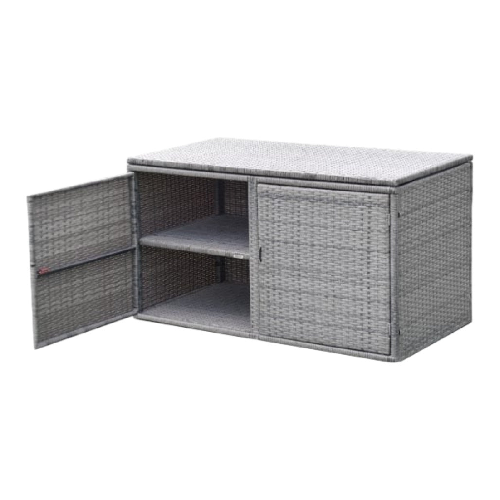 Outdoor Storage Box for Garden Use in Rattan - 100 x 50 x 45