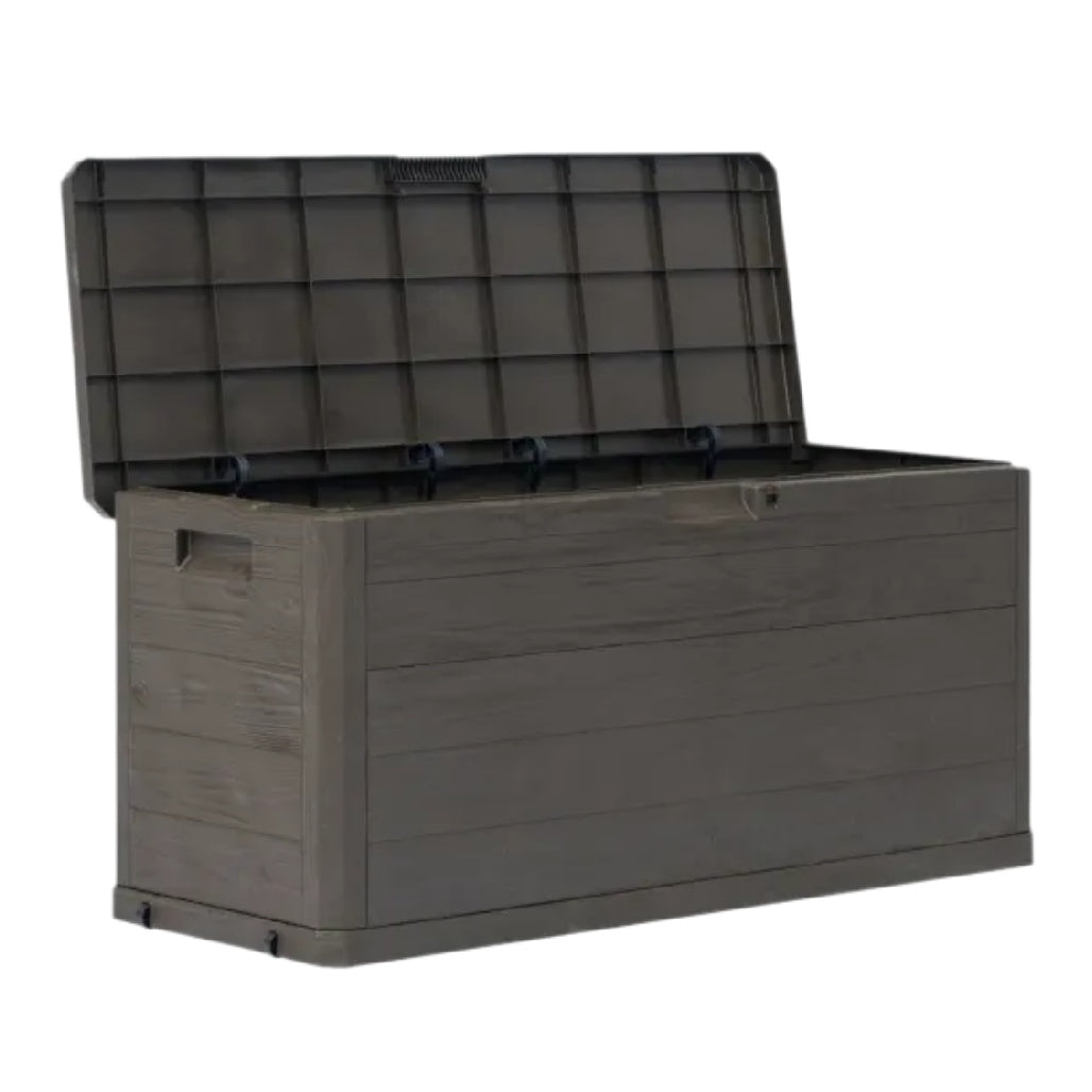 Storage chest for outdoor use made of durable plastic - 110 x 46 x 56