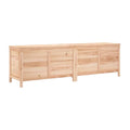 Wooden Storage Cabinet for Living Room with Sliding Doors - 180 x 40 x 75