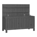 Storage Bench for Outdoor Use in Solid Wood - 100 x 50 x 80